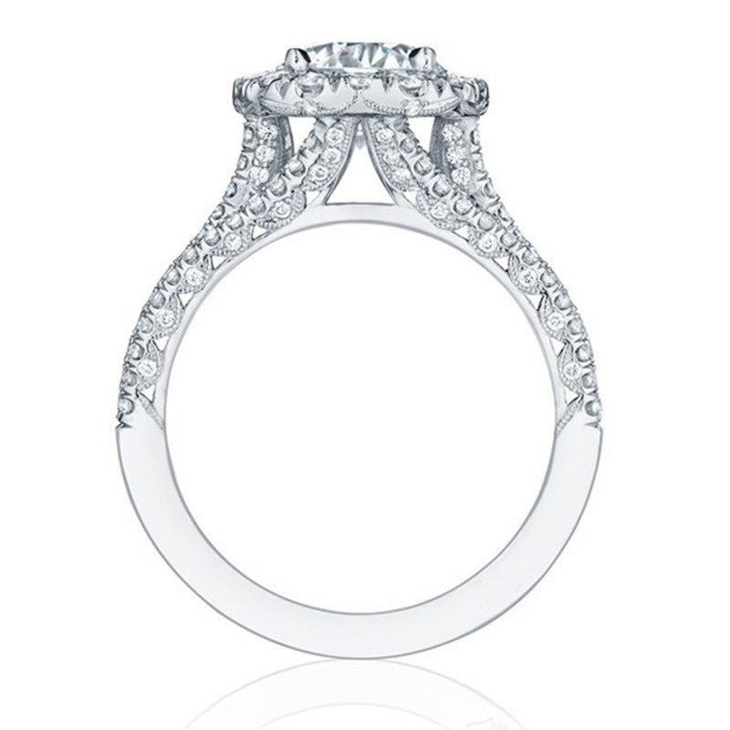 Wholesale Full Diamond Zircon Copper Rings